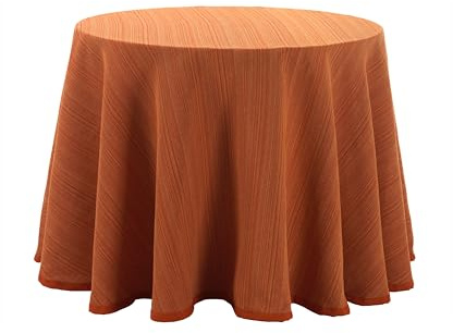 Donegal Collections Falda Mesa Camilla Cuadrada 90 x 90 cm Riby Naranja - Tejido Primavera Verano - Faldillas Mesa Camilla con Altura para Mesa 75 cm - 50% Algodón 50% Poliester Fabricado en España