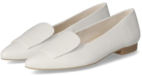 Paul Green Damen, Frauen Riemchenballerinas,Slip-ons,spangenballerinas,Mary-Jane,weiblich,Lady,Ladies,Women's,Woman,Weiss (White/Offwhite),40 EU / 6.5 UK