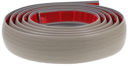 FRCOLOR 2m Selbstklebende Bodenübergangsleiste Höhenunterschied Pvc Mit Holzmaserung Für Sichere Übergänge Zwischen Fliesen Und Teppich Einfache Installation