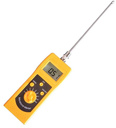 362/5,000 Feuchtigkeitsmesser, DM300S 5% -90% RH Kohlepulver Moisture Meter Kohleschlacke Moisture Meter Chemical Powder Tester Feuchtigkeitsmesser Feuchtigkeit für Pflanzen, Gartenarbeit, Rasen