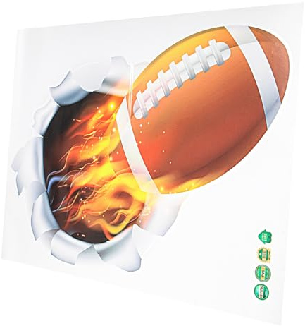 SEWOART Sport Wandtattoo Für Und Schlafzimmer Wandsticker Mit Kreativem Design Selbstklebend Für Kinderzimmer Und Sportatmosphäre Rugby