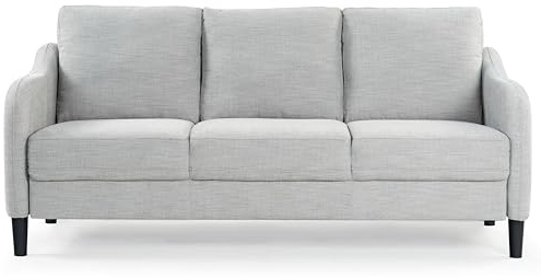 SAFAVIEH Couture Furniture Collection Edalynn Modern Light Grey 3-Seater Sofa