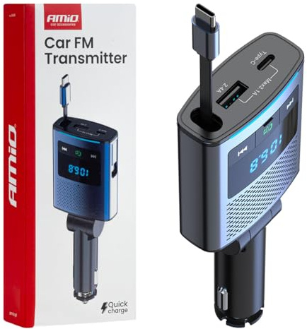 AMiO 04656 FM-Transmitter FM-Modulator Kunststoff