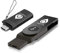 Thetis Fido U2F Sicherheitsschlüssel mit Typ-C-Adapter Zwei-Faktor-Authentifizierung Extra Schutz und kompatibel mit Windows/Linux/Mac OS, Gmail, Facebook, Dropbox, SalesForce, GitHub und mehr, Black
