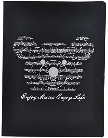 Notenordner A4 Größe Notenblätter Notenmappe Papier Dokumente Musik Themed 40 Taschen Aufbewahrungsmappe