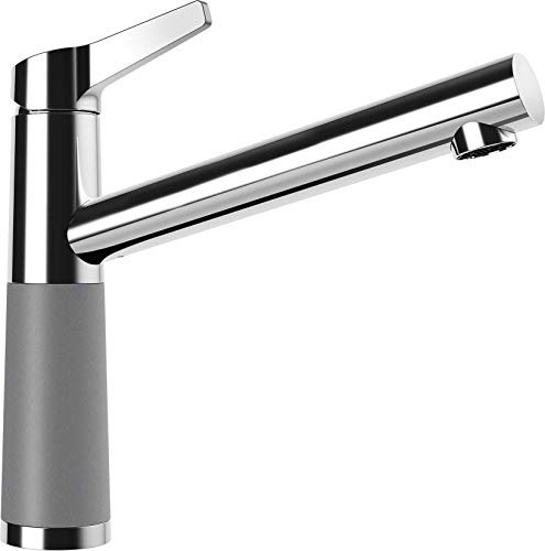 SCHOCK Küchenarmatur SC-510 Croma – Niederdruck Armatur CRISTADUR mit Festauslauf und Standard Norm-Anschlüssen