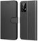 Tenphone Coque pour Samsung Galaxy A52, pour Samsung A52s,Etui Protection Housse Premium en Cuir PU,Pochette Fermeture Magnétique,Flip Case Compatible avec (Samsung A52 4G / 5G, Book Noir)