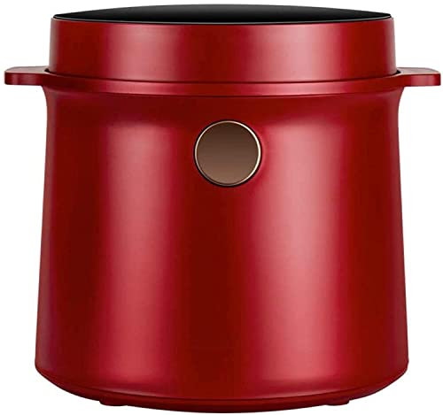 Mini arrocera eléctrica con función de bajo Contenido de azúcar, Capacidad de 2 l, Temporizador, función de Mantener Caliente Olla arrocera de bajo azúcar 400 W Contenedor Interior