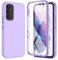 Tawarror Cover per Samsung Galaxy A54 5G 360 Gradi, Custodia Silicone Antiurto Case con Protezione Schermo Integrata Rugged Doppia Fronte Retro Antigraffio Bumper Protettiva Samsung A54 5G - Viola
