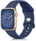Meliya Cinturino per Apple Watch Cinturino 38mm 40mm 41mm 42mm 44mm 45mm 46mm 49mm, Silicone Cinturino di Ricambio per iWatch SE/Apple Watch Series 10 9 8 7 6 5 4 3 2 1 Ultra
