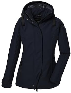 G.I.G.A. DX Damen Gw 23 Wmn Sftshll Jckt Softshelljacke/Outdoorjcake mit abzippbarer Kapuze