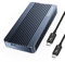 ANYOYO 40Gbps M.2 NVMe SSD Enclosure, Tool Free Installation, Aluminum USB 4 NVMe SSD Enclosure with Thunderbolt 4 SSD Enclosure Compatible USB 4/3.2/3.1/3.0/2.0 for M&B+M-Key SSD Size 2280(TBU405M1)