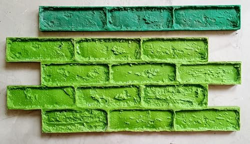 Molde hormigón impreso tematización imitacion textura Ladrillo Antiguo 70x28,5cm - Moldes Hormigon Impreso Vertical, Paredes, Tematización (LADRILLO ANTIGUO) (KIT- FLEXIBLE + TERMINACION)