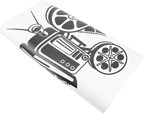 DOITOOL 1 Blatt Kino Raumdekoration Filme Wandaufkleber Kino Aufkleber Für Zuhause Kino Heimdekoration Filmzimmer Wanddekorationen Kino Wandplakat Kino Wanddekoration