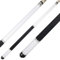 Billard Queue Köe Fury CA-1, Radial Verschluss, 147cm, Schwarz-Weiß