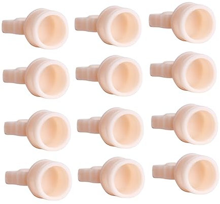SHERCHPRY Lot De 100 Gobelets De Coloration En Silicone Pour Cils Outil De Maquillage Gobelet D'Encre Pour Tatouage De Sourcils Récipient À Pigments Anneau De Pigment En Silicone