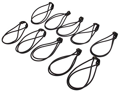 MUXSAM 10Pcs Black Tube Rubber Band Replacement Elastic Bungee For Slingshot Catapult Hunting 1745