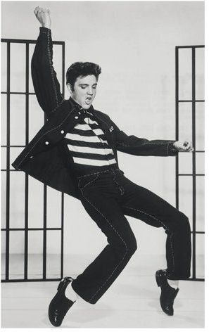 5er-Pack: Magnet 8,5x5,5 cm +++ LUSTIG von modern times +++ ELVIS PRESLEY SWINGING - MAGNETE +++ MODERN TIMES © ABG EPE IP LLC elvis.com