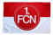 1. FC Nürnberg FCN Hissfahne Fahne Flagge 250x150 cm rot-weiß Lizenzprodukt