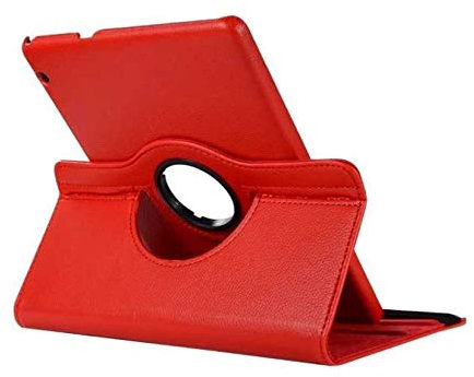 Todobarato24h Funda Compatible con Huawei Mediapad T5 Pulgadas (10.1) giratoria 360º Roja