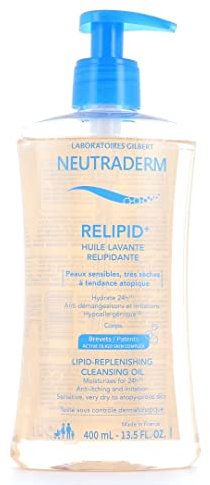 neutraderm relipid+ huile lavante 400 ml