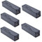 HiLetgo 5pcs 18650 Battery Case Portable Black USB Power Bank Power Charger Pack Box for 1x18650 Battery