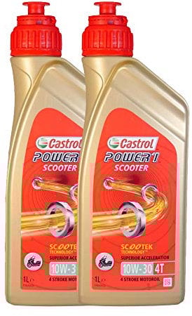 LUBRIALPHA - Olio Motore per Scooter 4T | 10W-30 con Scootek Technology | API SL, JASO MB | 2.0 Litri | Resistenza Alte Temperature | Fluidità Elevata