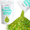 Hemway Eco Friendly Biodegradable Glitter - Lime Green Holographic | 100g Extra Chunky Plant-Based Metallic Flakes for Arts & Resin Crafts | Bio Supplies for Festival, Hair, Face, Body & Nail Art