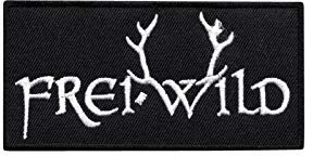 SigitasTrading Freiwild Frei Wild Aufnäher Besticktes Patch zum Aufbügeln Applique