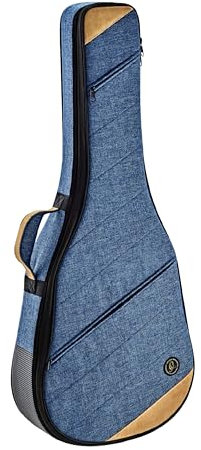 Ortega Guitars Guitar Soft Case - Tasche für 4/4 Klassische Gitarre - Höhe 103,5 cm - Breite 39 cm - Baumwolle / Leinen, Blau (OSOCACL-OC)