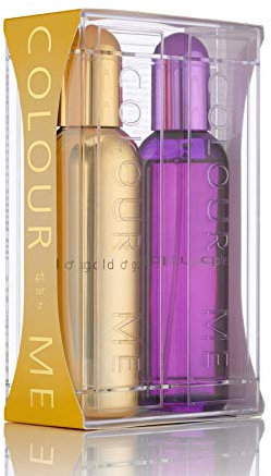 Colour Me Gold Homme & Colour Me Purple, 2x100ml Eau de Parfum, Twin Pack by Milton-Lloyd
