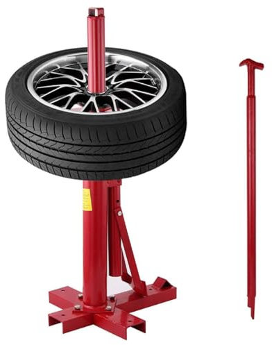 Trintion Manual Tyre Changer Portable Vehicles Garage Tool Car Tyre Changer Remover Suitable for Car Bicycle Kart Red