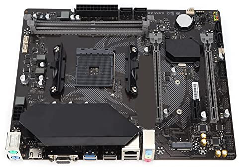 M-ATX Gaming Motherboard, B550 AM4 APU Ryzen PCIE 4.0 XMP 3800MHz Dual Graphical Port Computer Board Support for AMD Am4 Socket Apu and for AMD Ryzen Processor