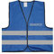 Warnweste - Signalweste - Drohnenpilot - Warnweste mit reflektierendem Aufdruck - Größe XXL / 3XL, Blau