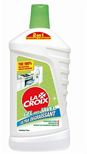 LA CROIX - Gel Javel Fraicheur Pure 1L - le Lot De 4