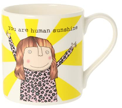 Rosie Made A Thing You are Human Sunshine Mug Bone China Mug Gift Idea Her QRH57
