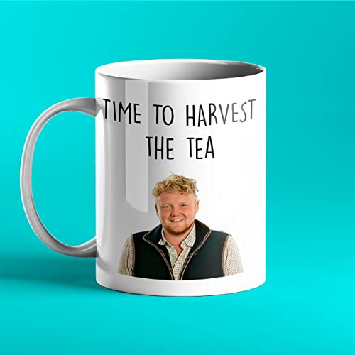 Time to Harvest The Tea Ð Funny Clarkson's Farm Kaleb Tea Mug