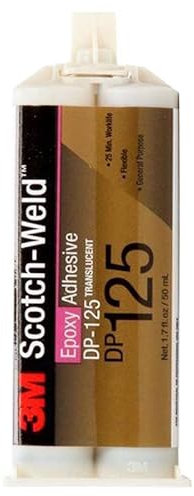 Colle bi-composant époxyde 3M DP125 - Gris - cartouche de 48,5 ml