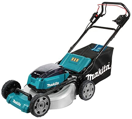 Makita DLM532ZX2 Rasenmäher, Mulchen, 18 V, LXT Typ, 53 cm Schnittbreite, 1.715 mm x 590 mm x 1.095 mm