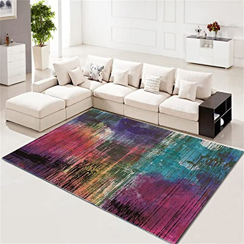 AU-OZNER auslegware teppichboden Lila Teppich, Baby kriechen Moderne Abriebfest igkeit, langlebig und leicht zu Legen Teppich Teppich Flur, lila, 180x280cm