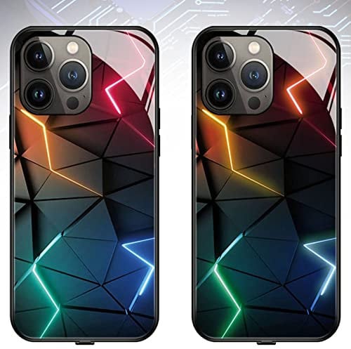 behound Intelligent Sound Control Light-Up Phone Case For iPhone 14/13/12/11 Series, Colorful Light up Phone Case, Voice Control Call LED Flash Phone Cover (07,for iPhone 11 Pro Max)