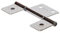 Mystatic Static Caravan Internal 3 Leaf 85mm Satin Door Hinge Mobile Home Door Frame