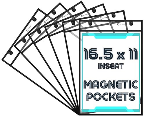 Magnetische Tickethalter von Two Point (6er-Pack), 27,9 x 43,2 cm