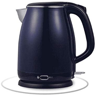 Hervidor de oficina, hervidor de agua de ebullición rápida, calentador de agua de 1,8 l, hervidor de agua inalámbrico de acero inoxidable, tetera con apagado automático y protección de ebullición en