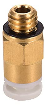 COMETX PC4-M6 Stecker gerade pneumatische Rohr Push Fitting Connector Kompatibel für CR-10 Ender 3 3D Drucker Extruder