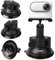 TELESIN Supporto Magnetico + Kit Ventosa per Insta 360 Go3, Supporto per Auto Moto Finestrino Parabrezza Cruscotto Cruscotto Barra per Tubo Metallico Attacco per Rotolo per Accessori Insta 360 GO3