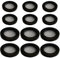 ZAMXHUG 12pcs de Juntas de Ducha - Junta de Goma para Manguera de Ducha, Junta de Filtro de Acero Inoxidable, Colador, Apto para conexión roscada de Manguera de Entrada de 3/4 1/2 Grifo de Agua