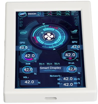 Masyrt PC-Temperaturanzeige USB IPS 3,5 Zoll 360 Grad drehbar AIDA64 Monitor Daten CPU Computer Überwachung des Computers Sekundärer Bildschirm USB