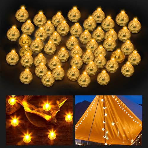 Mini LED Balloon Lights, Warm White Battery Operated Decorative Lights | 30 pack with batteries included,tiny lights for balloons,paper lanterns,jars,centrepieces,wedding birthday party decor