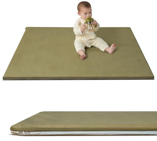 Joypony 120x120x3 cm Extra Dick Spielmatte Baby/Krabbelmatte Baby, Baby Matte Spielmatte– Einfach Abwischbar, Wasserdicht Baby Play Mat
